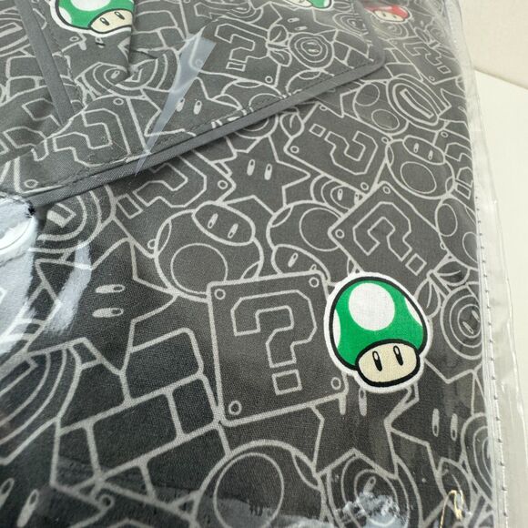 Pottery Barn Teen Super Mario Power-Up Glow-in-the-Dark Loose Fit Pajama Set L - Picture 7 of 10